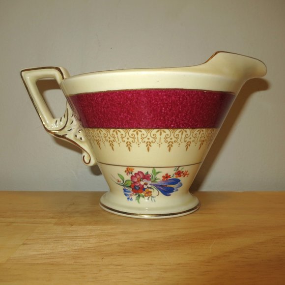 Burgess & Leigh Burleigh Gravy Sauce Jug Pitcher Boat 1.5 Cup Zenith Shape 5594 - Picture 2 of 10